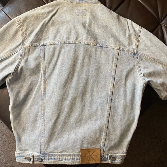 Vintage Calvin Klein Light Blue Denim Jacket - Picture 11 of 16